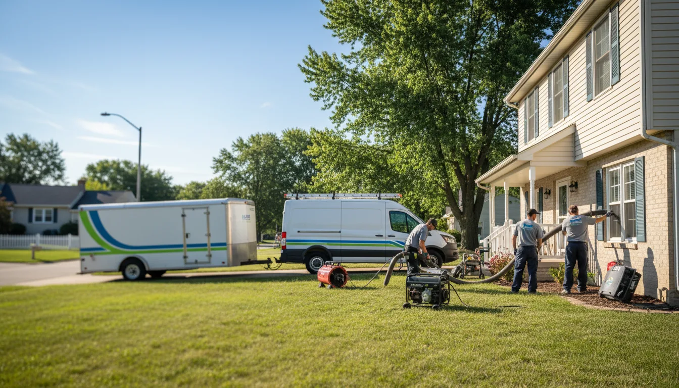Flooded Basement Restoration And Cleanup With Repair in Riverside, IA near me